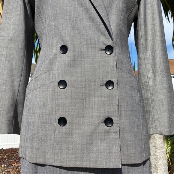 Vintage 80’s ESCADA Double Breasted Blazer & Skirt Set - Picture 6 of 16